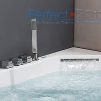 ariel platinum corner whirlpool jetted bath