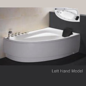 curved bathtub