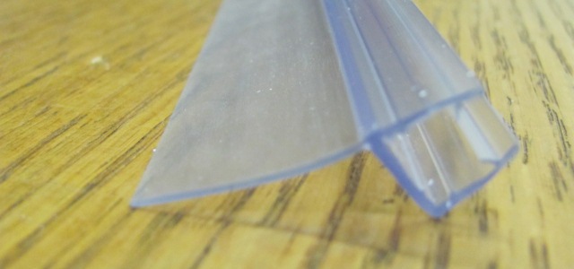 Rubber Vertical edge seal for Shower door | Perfect Bath Canada
