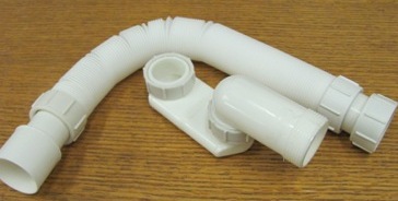 Flex Drain Hose w/PancakeTrap for tub | Perfect Bath Canada