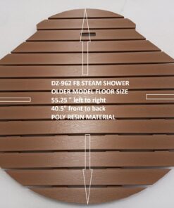 Poly-Resin Floor Insert For DZ962 F8 Steam Shower