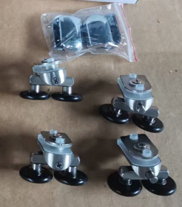 Sliding Door 25mm Double Rollers Set of 4 - Image 2