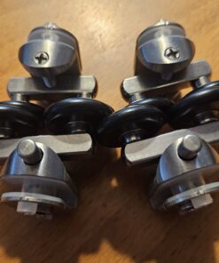Sliding Door 25mm Double Rollers Set of 4