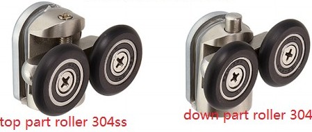 Sliding Door 25mm Double Rollers Set of 4 - Image 3